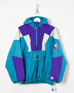 Vintage 90's NBA Charlotte Hornets Jacket Teal/Purple (XL) – Chop
