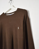 Ralph Lauren Sweatshirt - Large - Domno Vintage 90s, 80s, 00s Retro and Vintage Clothing 