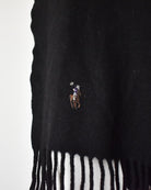 Black Polo Ralph Lauren Lambswool Scarf