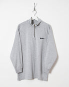 Nike 1/4 Zip Sweatshirt - Medium - Domno Vintage 90s, 80s, 00s Retro and Vintage Clothing 