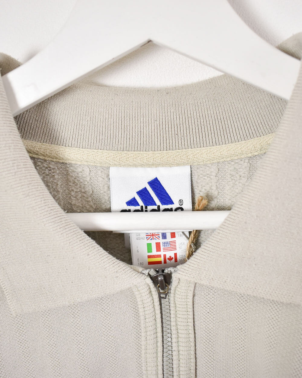 Adidas 1/4 Zip Sweatshirt - Medium - Domno Vintage 90s, 80s, 00s Retro and Vintage Clothing 