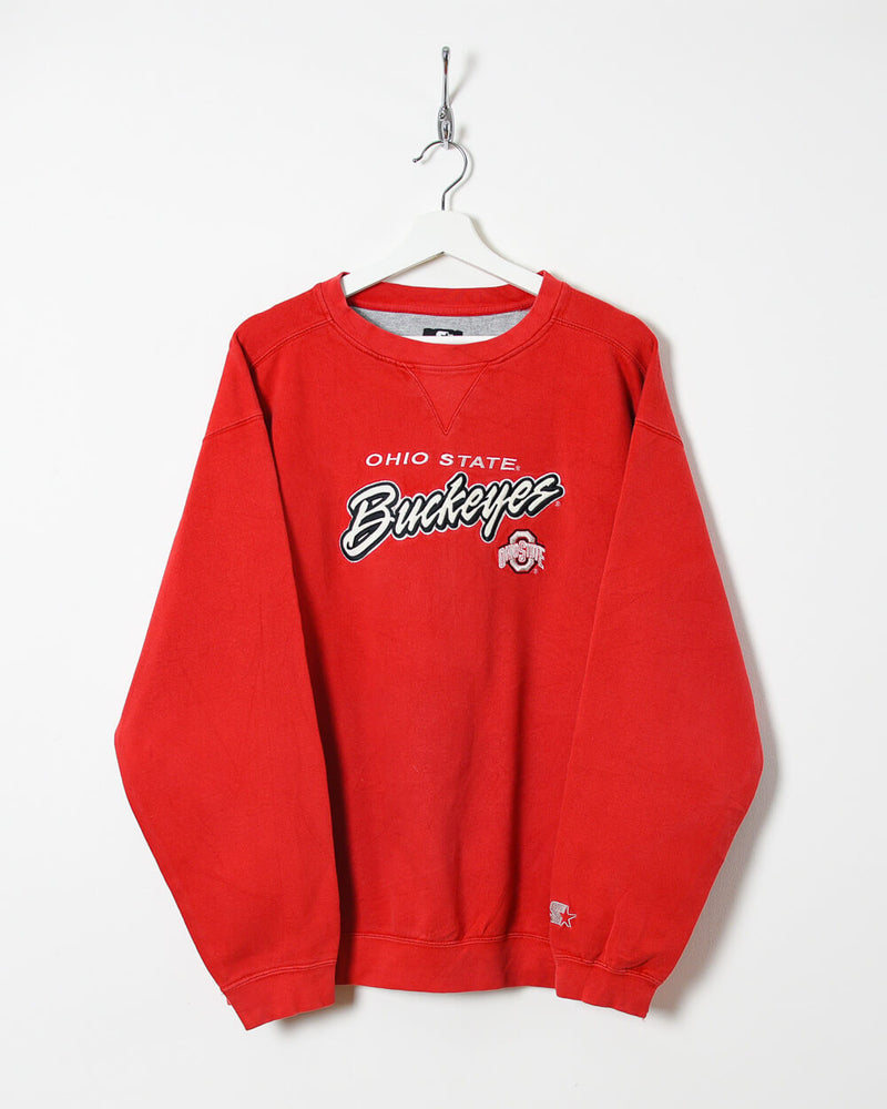 Starter Ohio State Buckeyes Sweatshirt - Large - Domno Vintage 90s, 80s, 00s Retro and Vintage Clothing 
