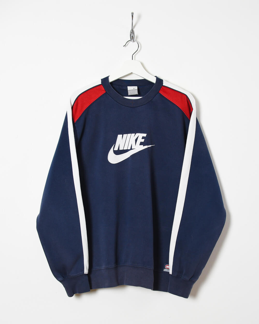 Navy blue discount vintage nike sweatshirt