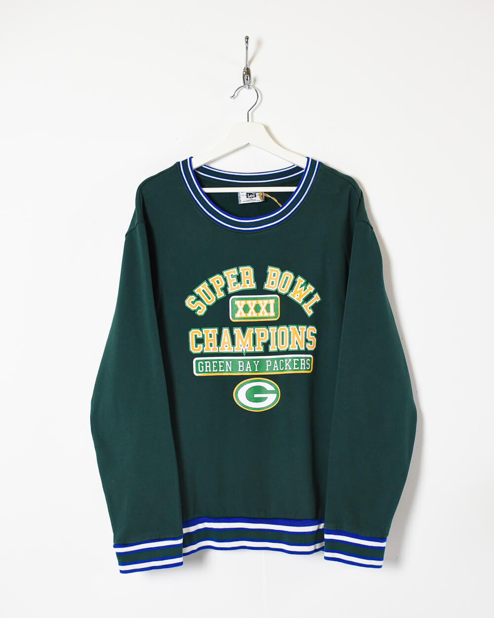 Green Lee Super Bowl Champions Sweatshirt - X-Large