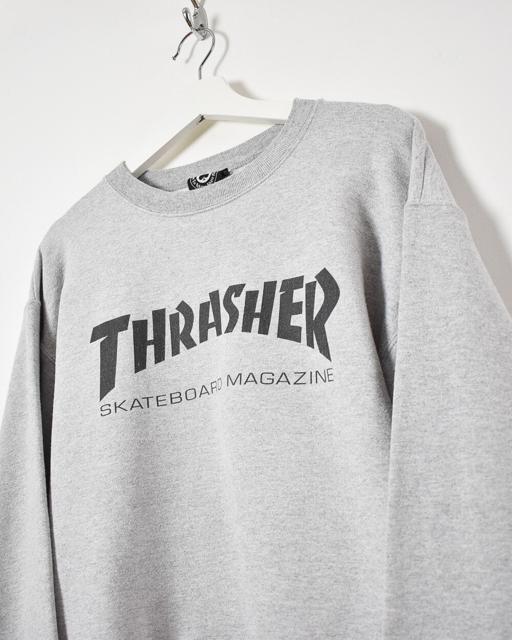 Thrasher Skateboard Magazine Sweatshirt - Small - Domno Vintage 90s, 80s, 00s Retro and Vintage Clothing 