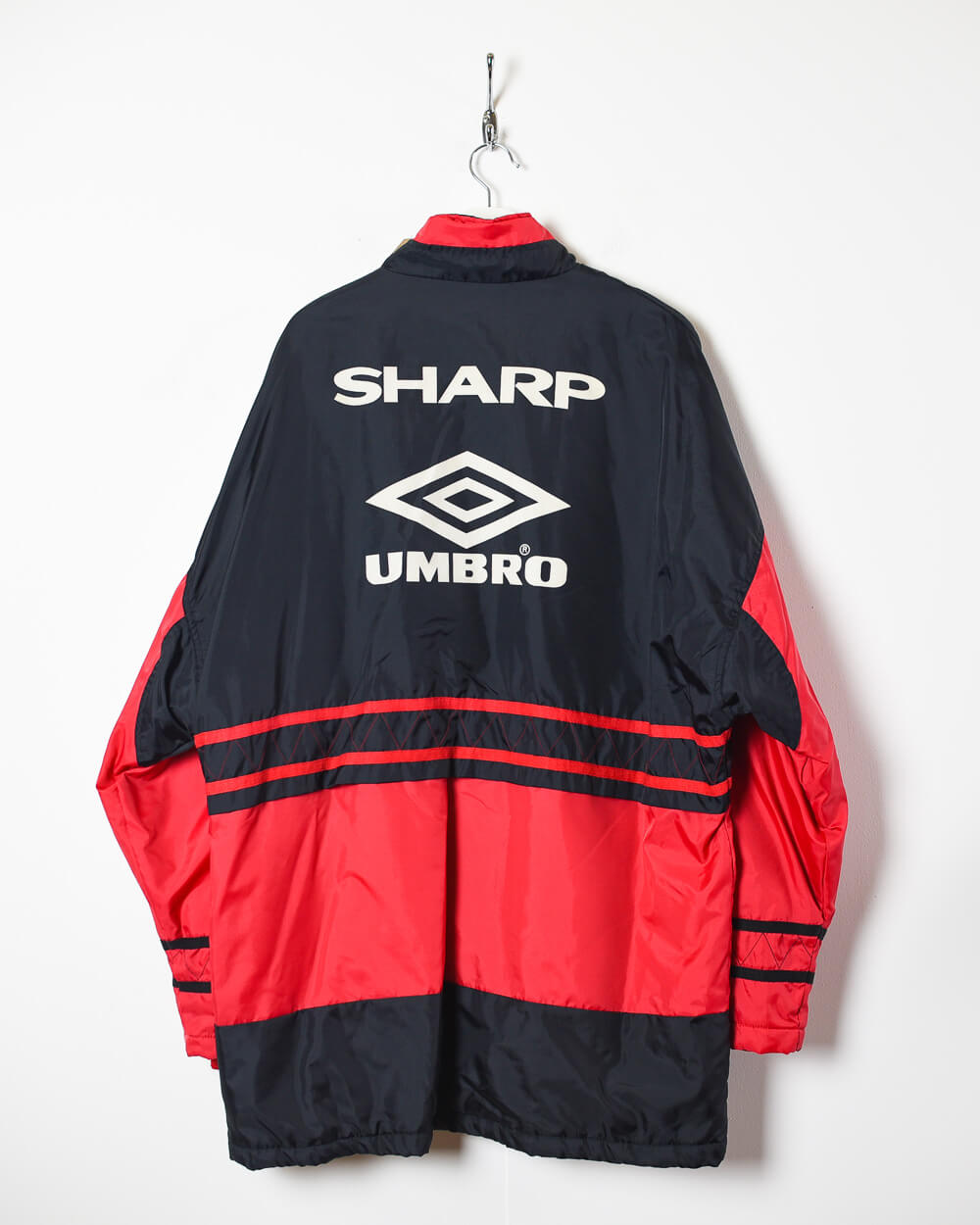 Red Umbro Manchester United 1996/97 Training Jacket - X-Large
