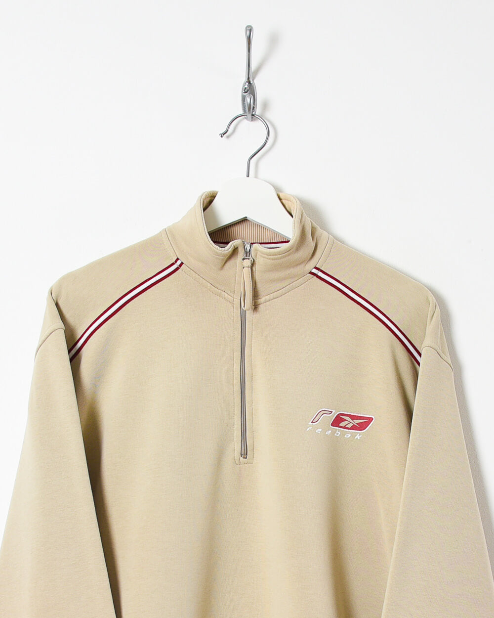 Reebok 1/4 Zip Sweatshirt - X-Large - Domno Vintage 90s, 80s, 00s Retro and Vintage Clothing 
