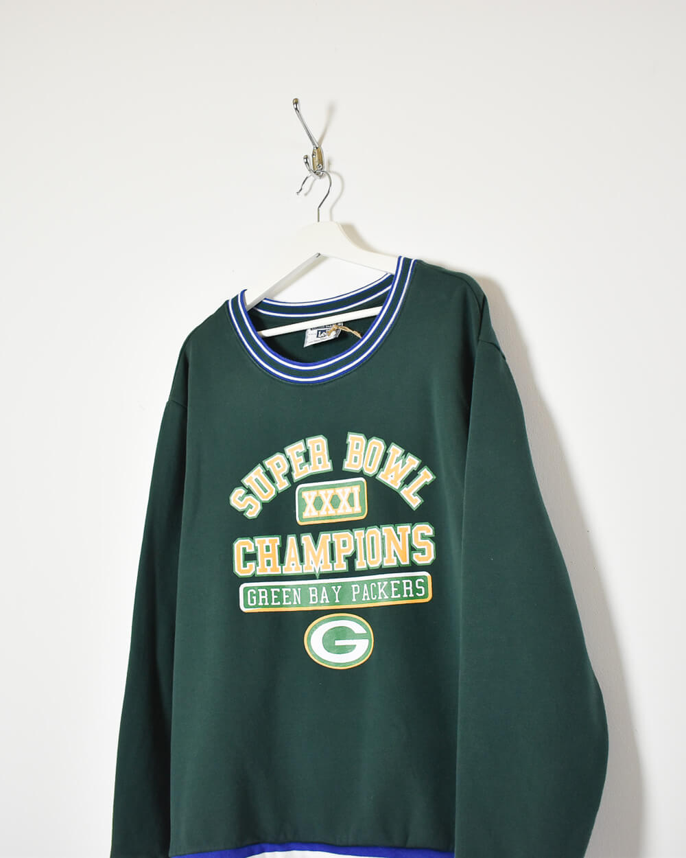 Green Lee Super Bowl Champions Sweatshirt - X-Large