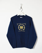 Navy CS Notre Dame Fightin' Irish Sweatshirt - Medium