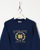 Navy CS Notre Dame Fightin' Irish Sweatshirt - Medium