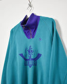 Puma Athletics 1/4 Zip Sweatshirt - Medium - Domno Vintage 90s, 80s, 00s Retro and Vintage Clothing 