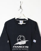 Black Adidas France 1998 Sweatshirt - X-Large