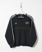 Adidas New Zealand All Blacks Rugby Sweatshirt - Small - Domno Vintage 90s, 80s, 00s Retro and Vintage Clothing 