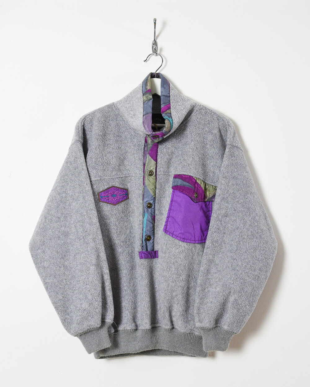 Walking Winterbraid Silvy Polartec Fleece - Medium - Domno Vintage 90s, 80s, 00s Retro and Vintage Clothing 