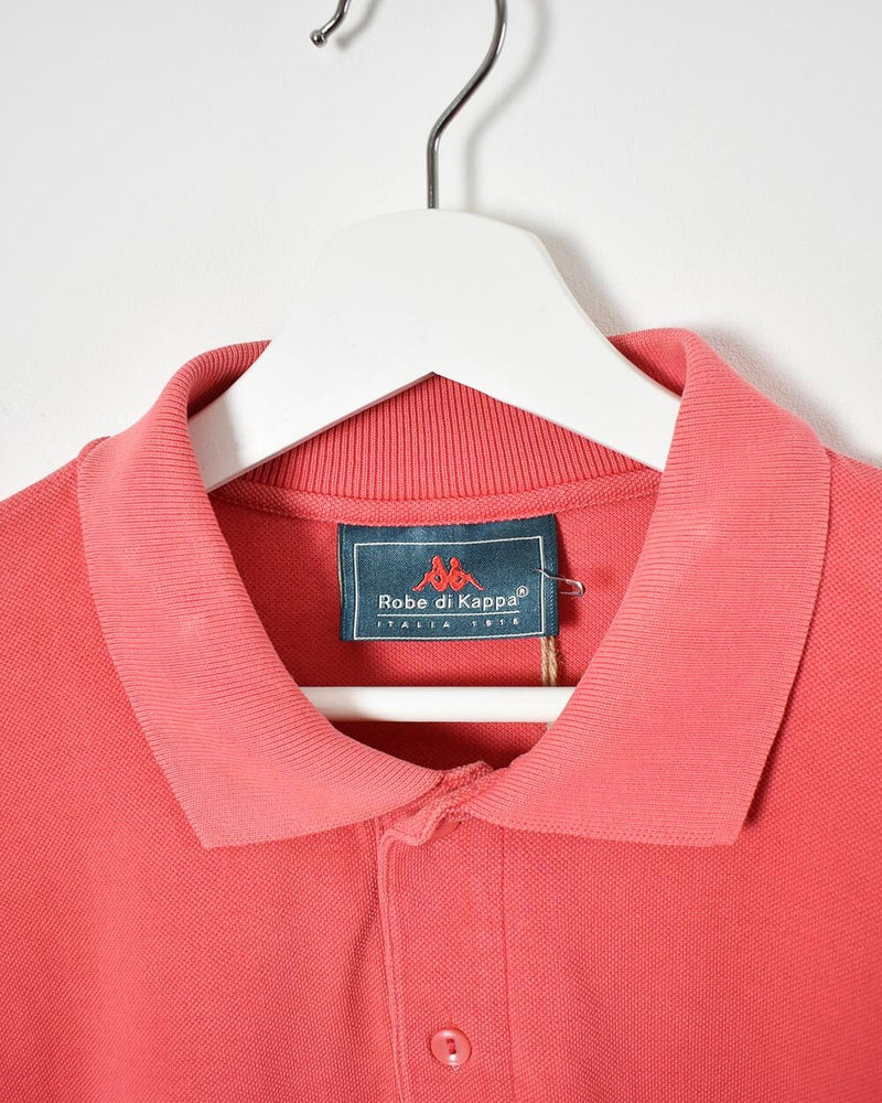 Robe di Kappa Long Sleeved Polo Shirt - Medium - Domno Vintage 90s, 80s, 00s Retro and Vintage Clothing 