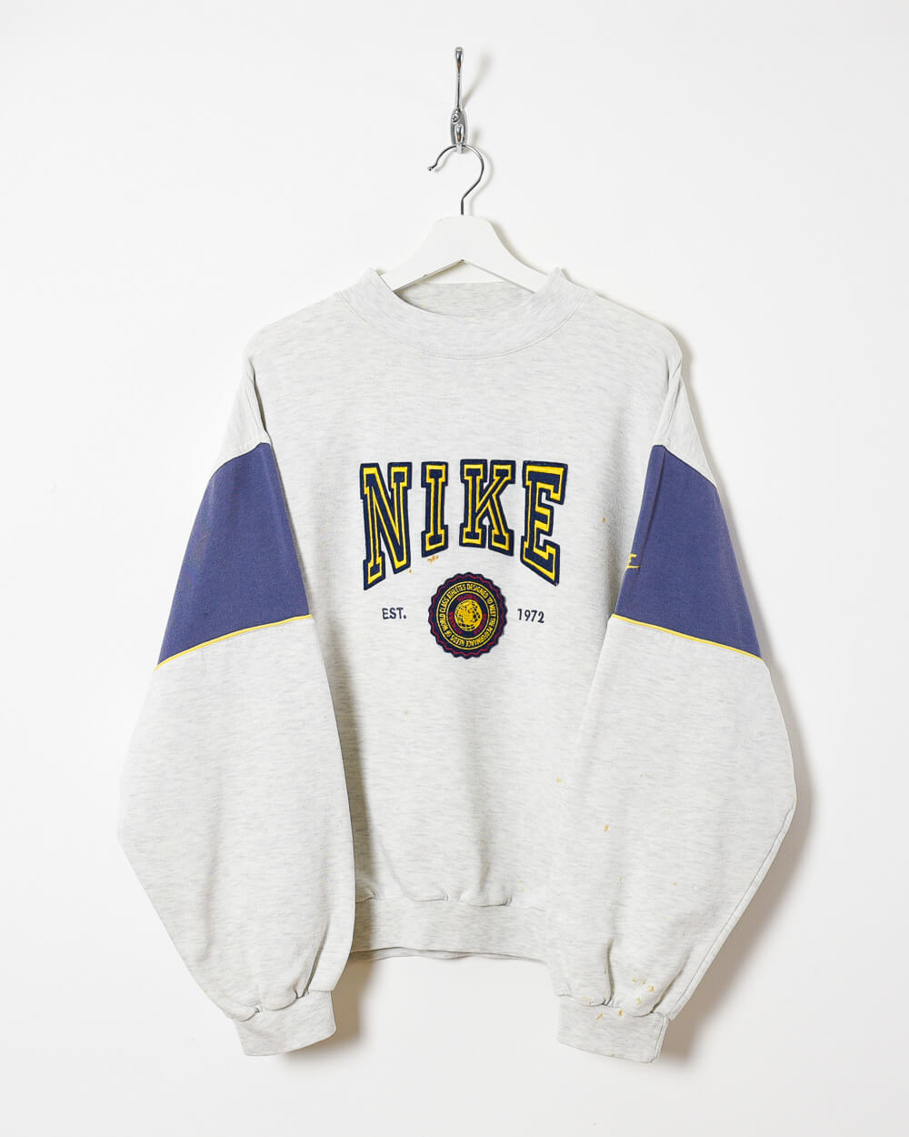 Nike Est 1972 Sweatshirt - Large - Domno Vintage 90s, 80s, 00s Retro and Vintage Clothing 