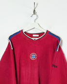 Red Adidas FC Bayern Munich Sweatshirt - X-Small