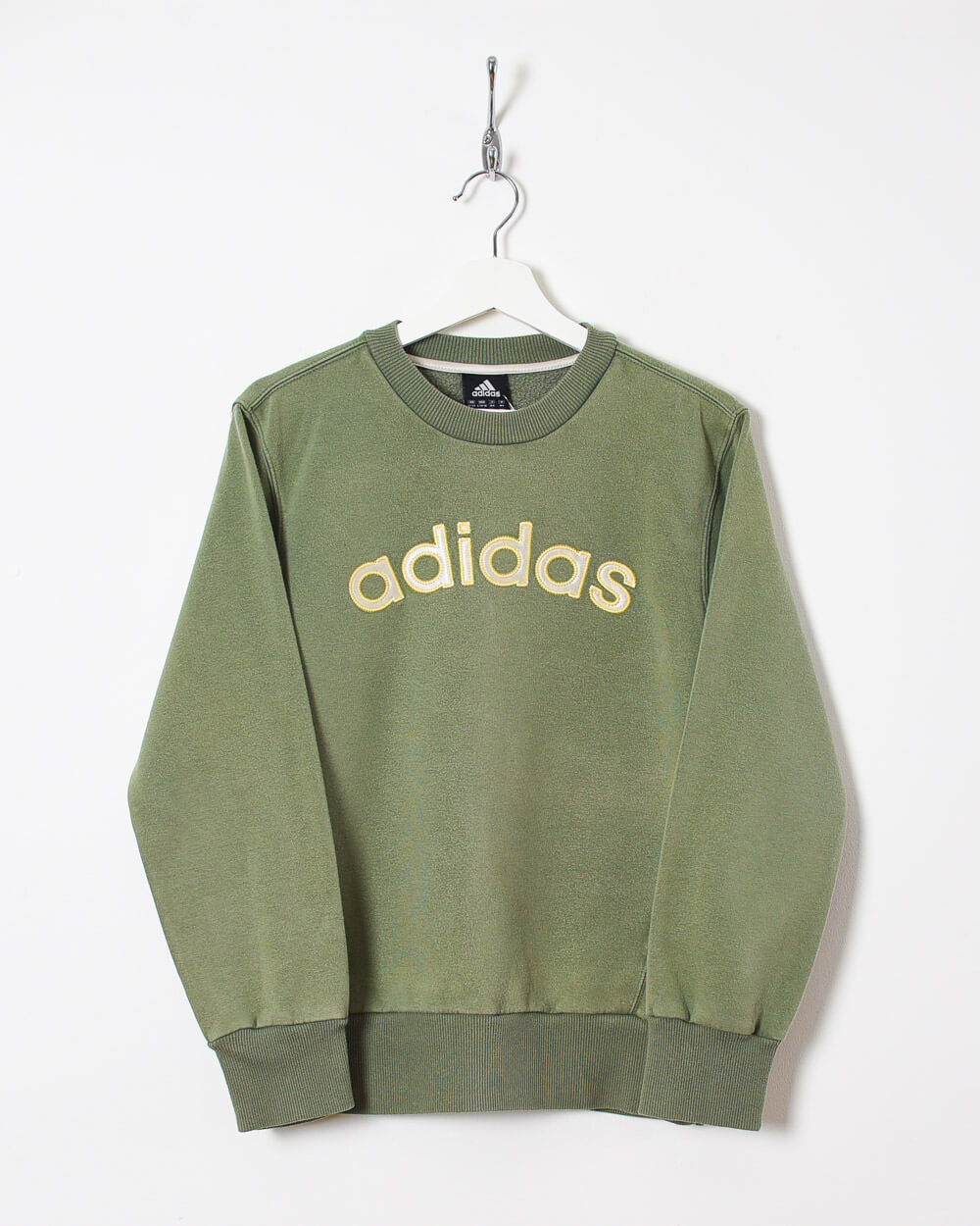 Womens khaki adidas sweatshirt top