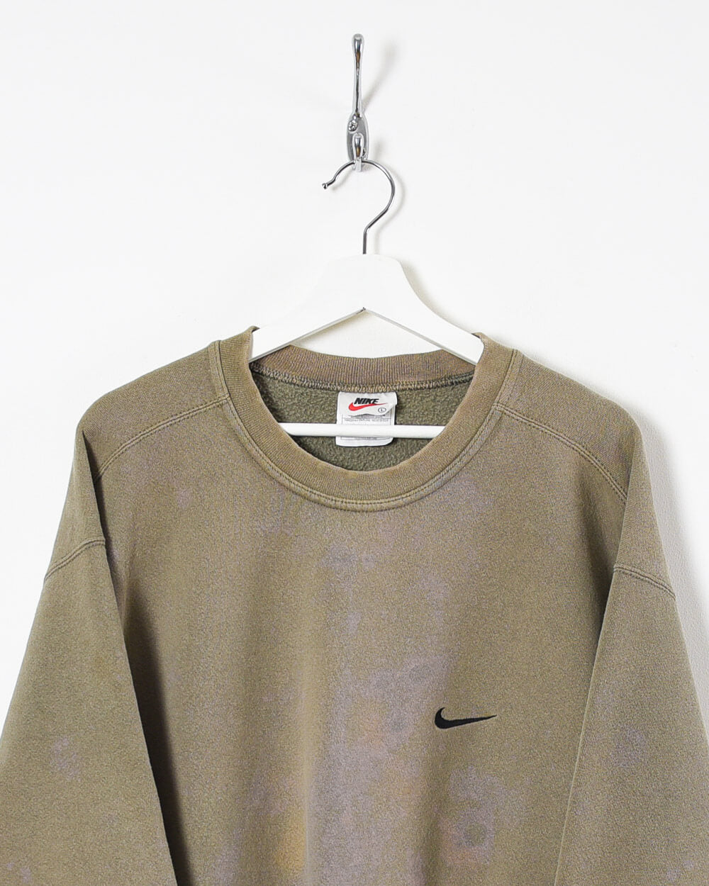 Vintage 90's nike sweatshirt beige sale
