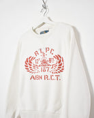 Ralph Lauren Women's ABN R.C.T Sweatshirt - Medium - Domno Vintage 90s, 80s, 00s Retro and Vintage Clothing 