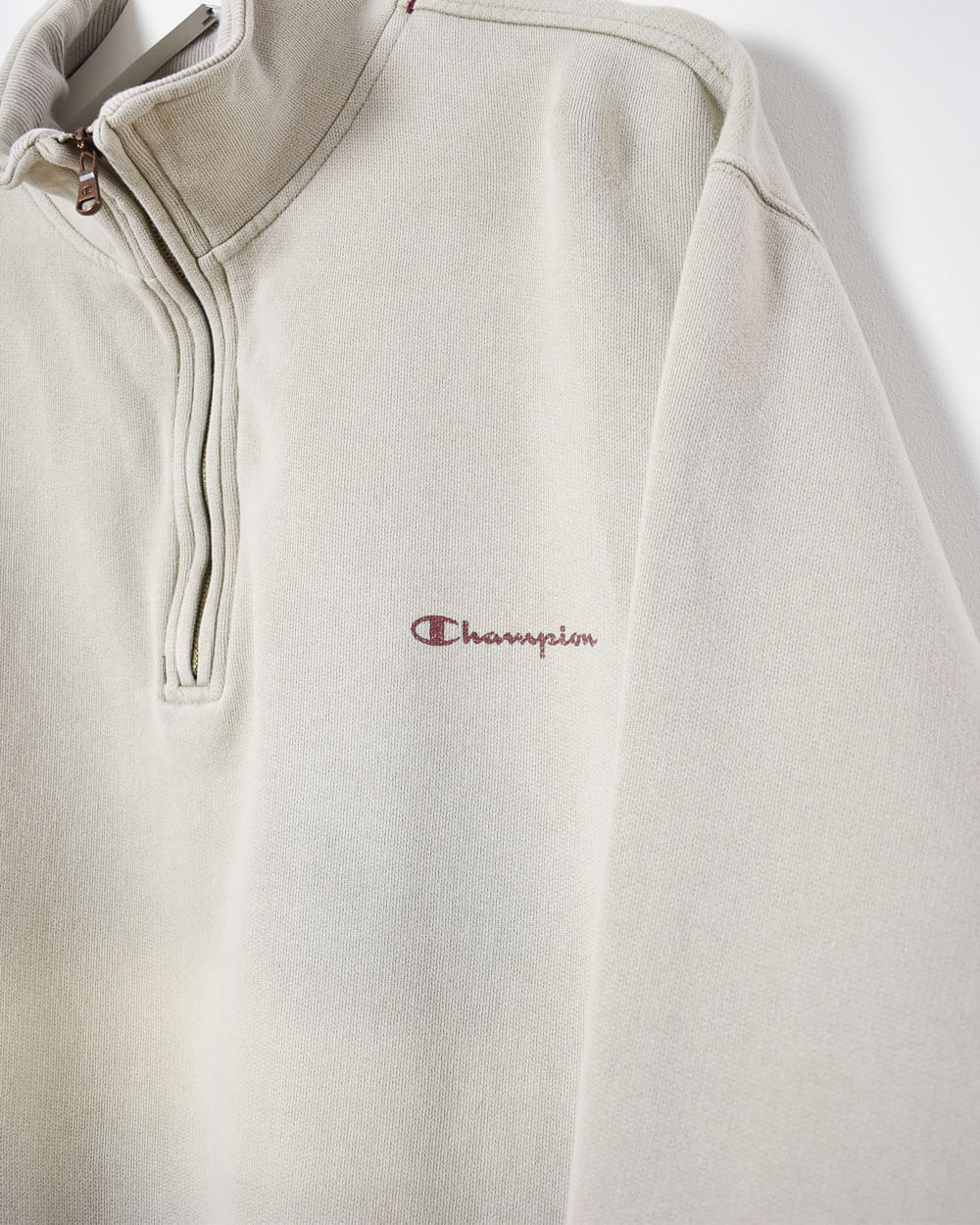 Champion 1/4 Zip Sweatshirt - Large - Domno Vintage 90s, 80s, 00s Retro and Vintage Clothing 