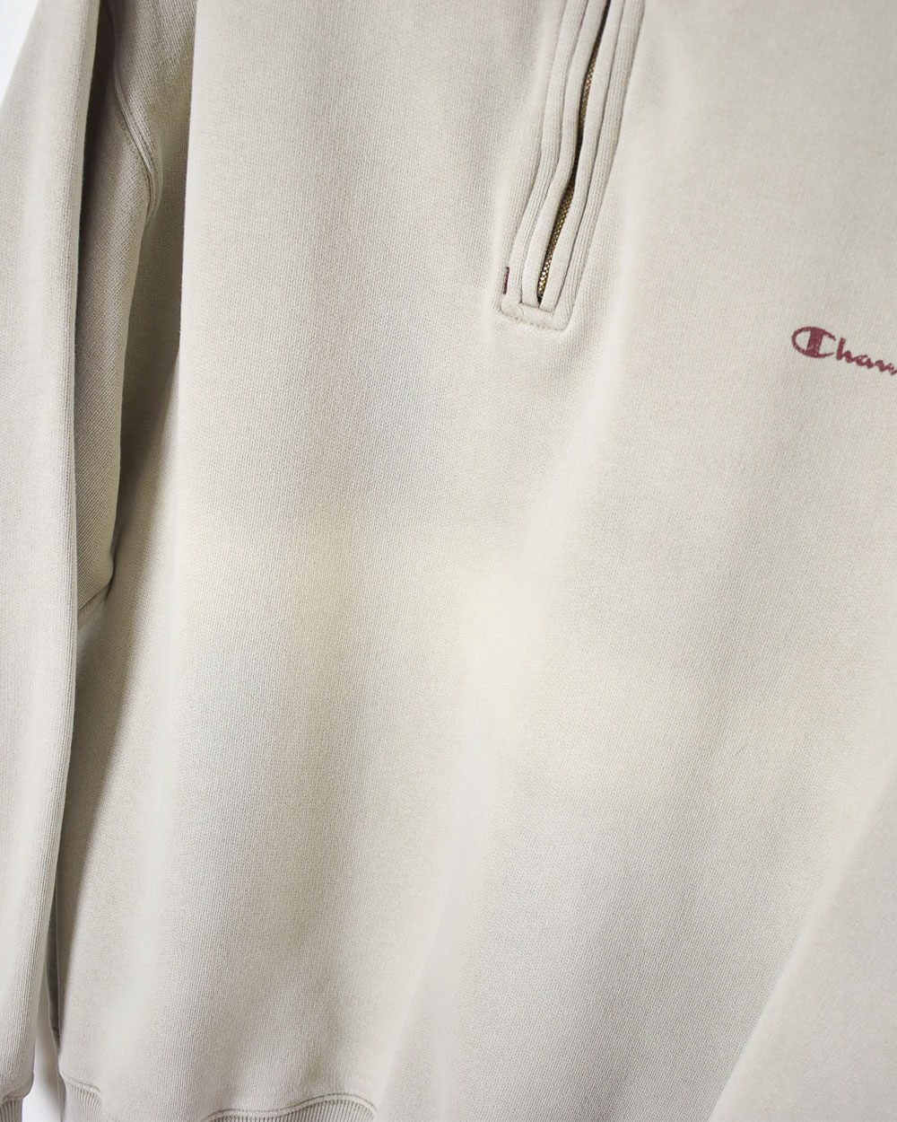 Champion 1/4 Zip Sweatshirt - Large - Domno Vintage 90s, 80s, 00s Retro and Vintage Clothing 