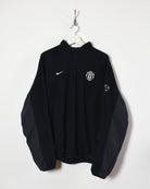 Black Nike Manchester United 1/4 Fleece - Large