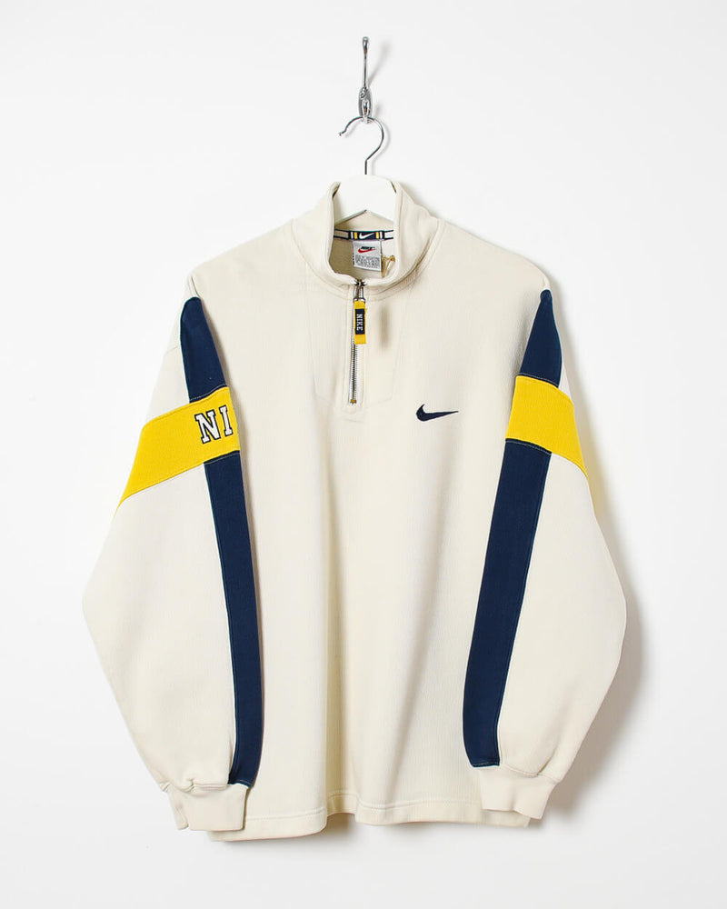 Nike 1/4 Zip Sweatshirt - Medium - Domno Vintage 90s, 80s, 00s Retro and Vintage Clothing 