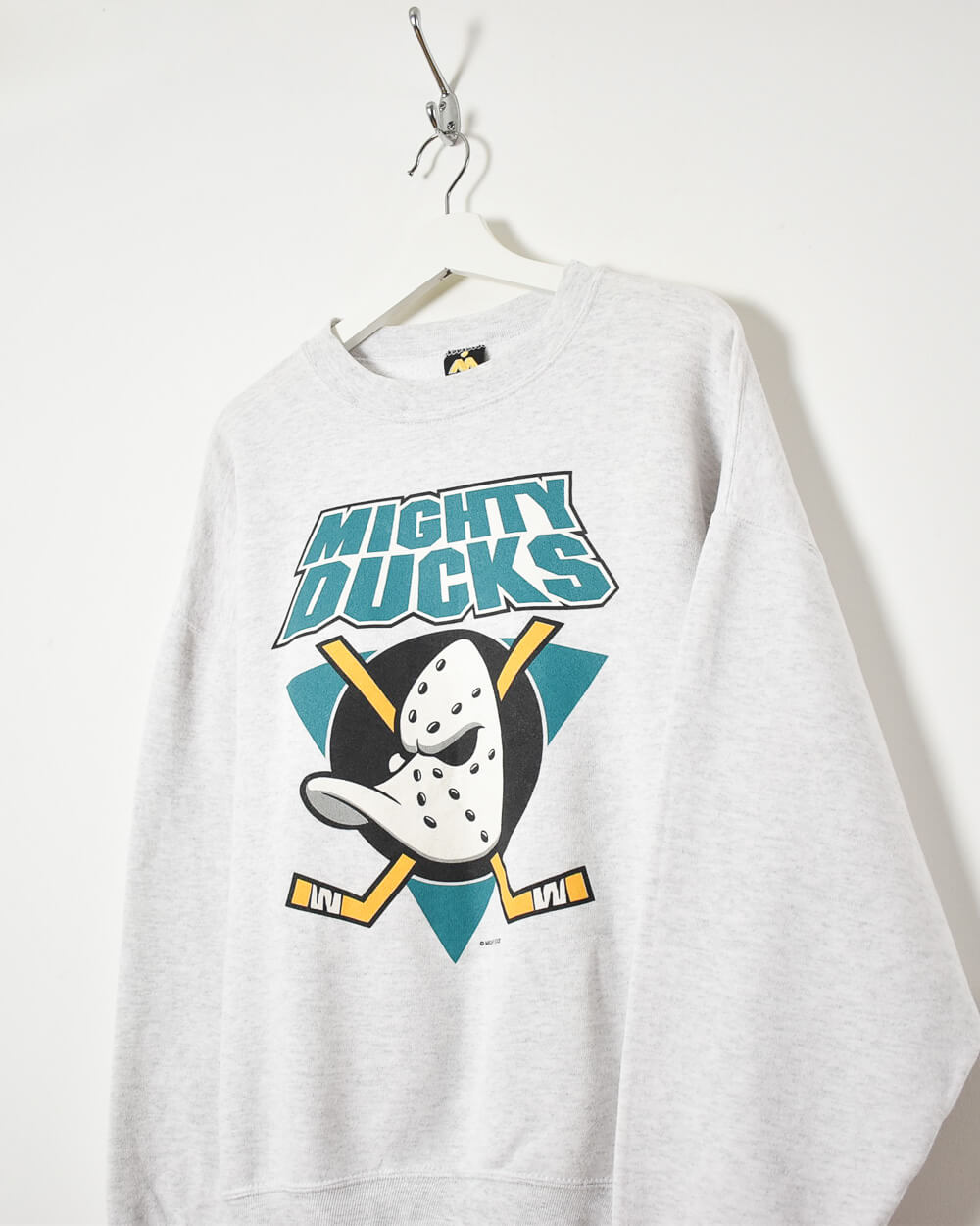 H.L.Miller Mighty Ducks Sweatshirt - Medium - Domno Vintage 90s, 80s, 00s Retro and Vintage Clothing 