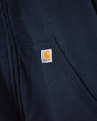 Carhartt Fleece-Lined Zip-Through Hoodie - X-Large - Domno Vintage 90s, 80s, 00s Retro and Vintage Clothing 