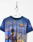 FC Barcelona Neymar Jr T-Shirt - Small - Domno Vintage 90s, 80s, 00s Retro and Vintage Clothing 