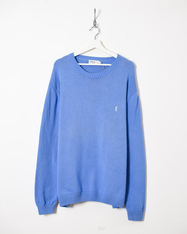Yves Saint Laurent Knitted Sweatshirt - XX-Large - Domno Vintage 90s, 80s, 00s Retro and Vintage Clothing 