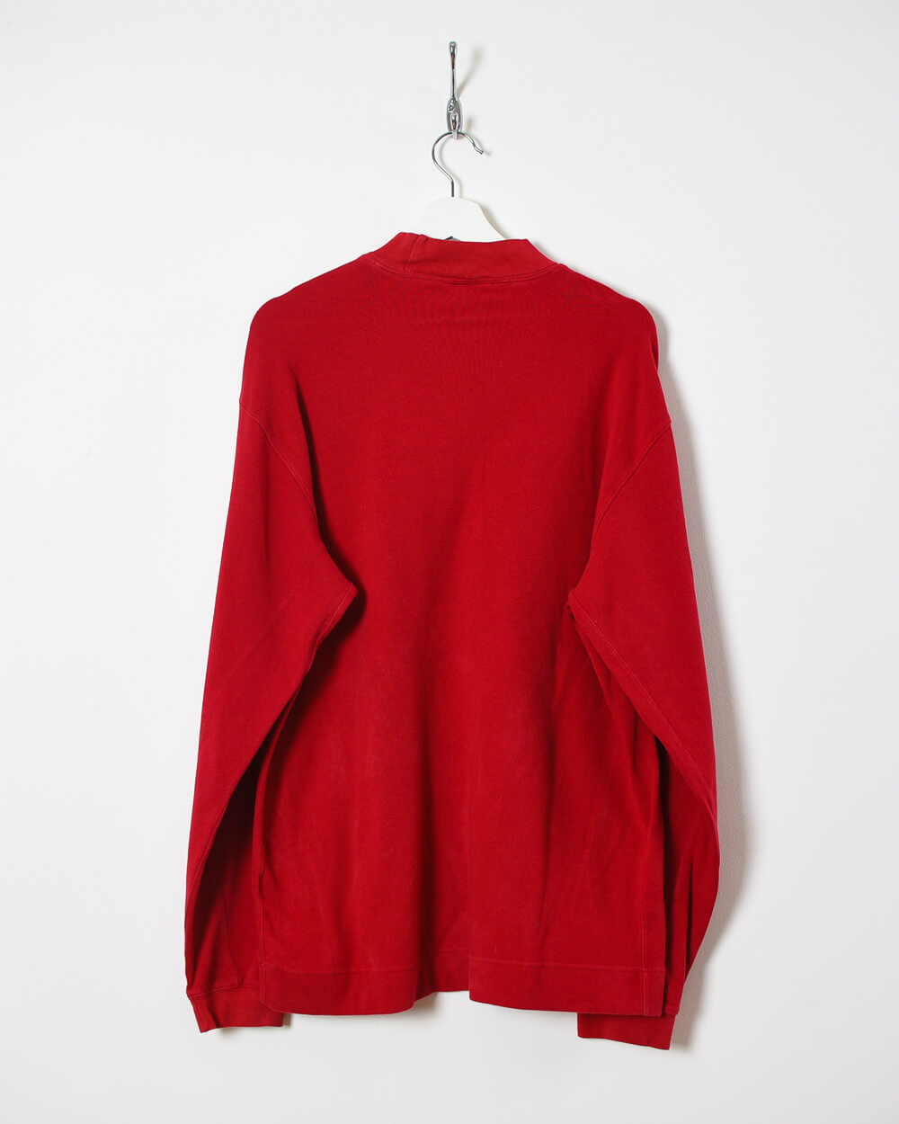 Nautica Mock Neck Sweatshirt - X-Large - Domno Vintage 90s, 80s, 00s Retro and Vintage Clothing 