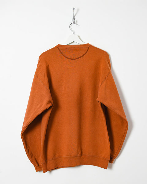 Vintage 90s Cotton Orange Soffe Texas Sweatshirt - Large– Domno Vintage