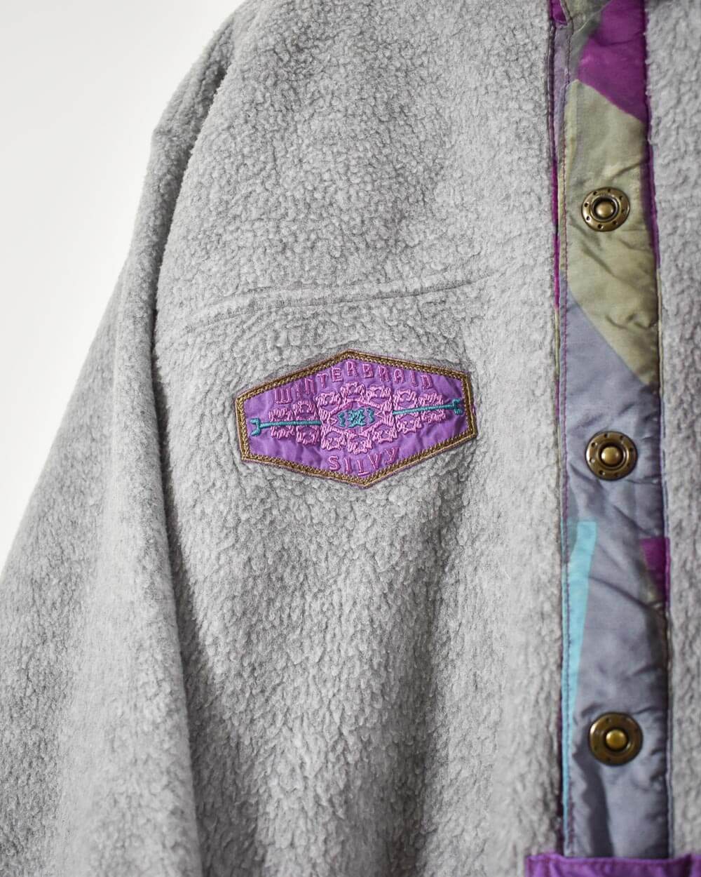 Walking Winterbraid Silvy Polartec Fleece - Medium - Domno Vintage 90s, 80s, 00s Retro and Vintage Clothing 