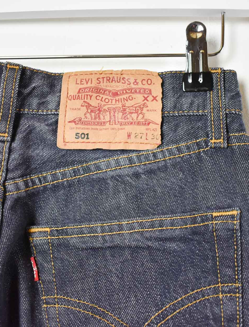 Navy Levi's 501 Jeans - W27 L30