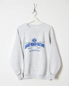 Jersey Beach Culture Sweatshirt - Medium - Domno Vintage 90s, 80s, 00s Retro and Vintage Clothing 