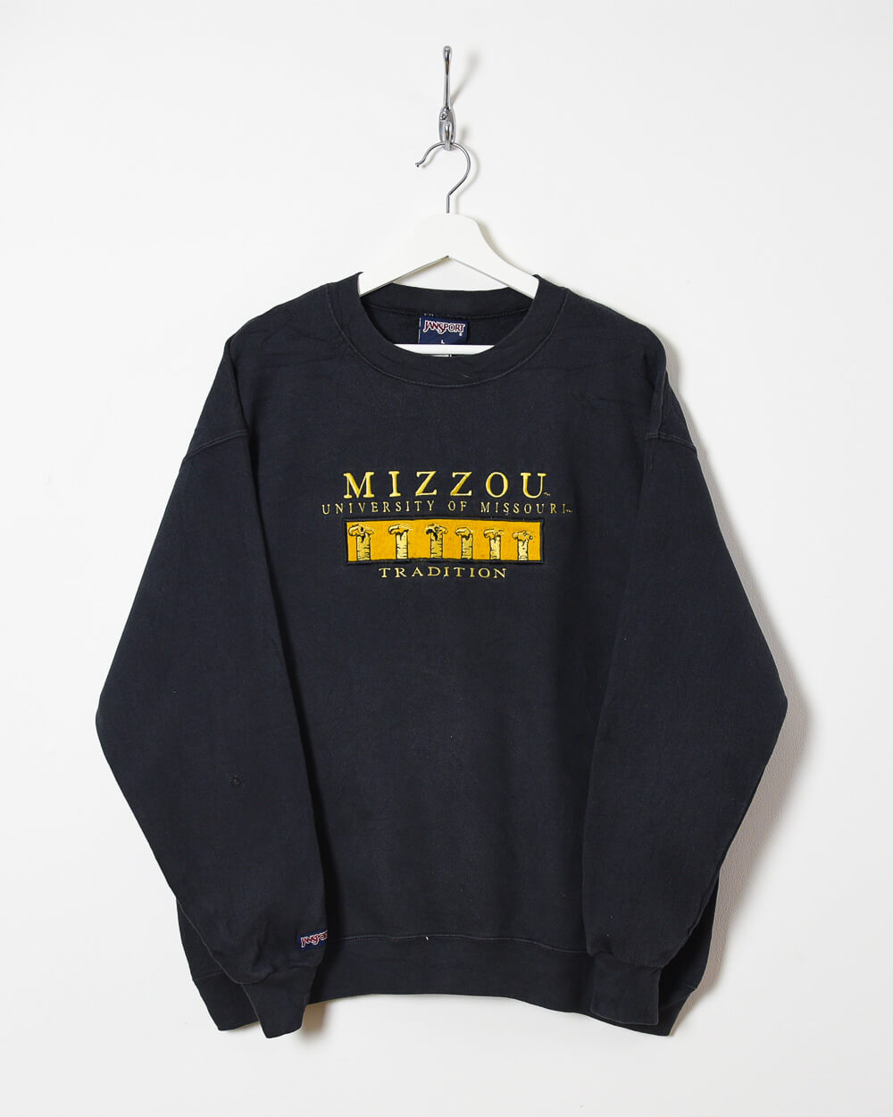 Jansport University of Missouri Tradition Sweatshirt - Large - Domno Vintage 90s, 80s, 00s Retro and Vintage Clothing 