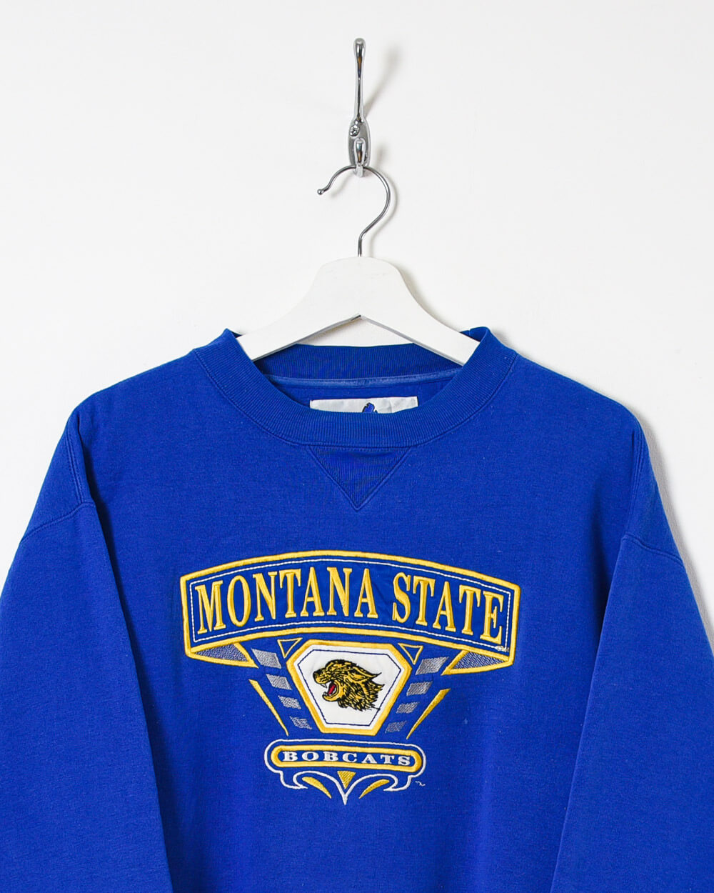 Vintage 90s Cotton Mix Blue Midwest Montana State Bobcats