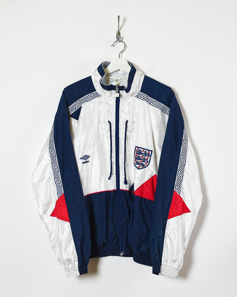Vintage 90s Navy Umbro England 1990/1992 Shell Jacket - Medium