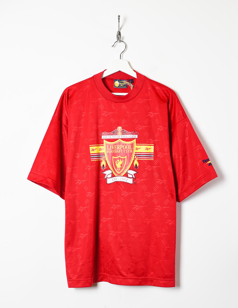 Red Reebok Liverpool Training T-Shirt - X-Large