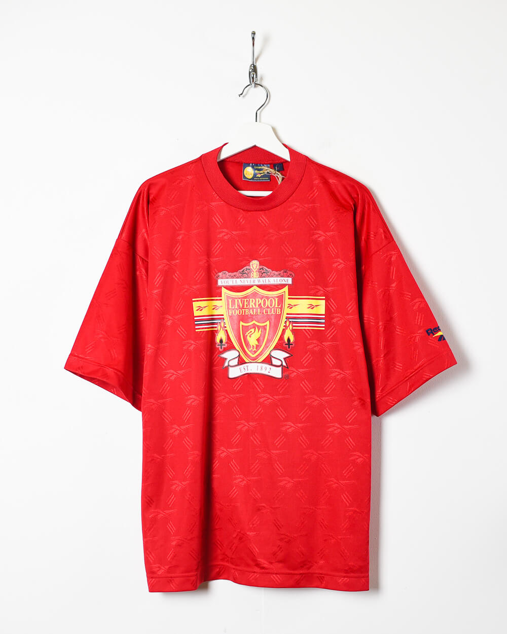 Red Reebok Liverpool Training T-Shirt - X-Large