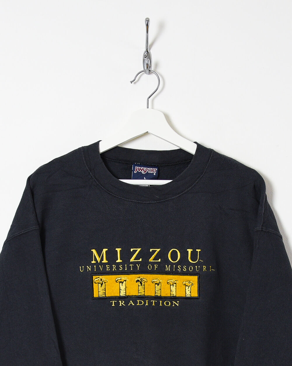 Jansport University of Missouri Tradition Sweatshirt - Large - Domno Vintage 90s, 80s, 00s Retro and Vintage Clothing 