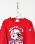 NFL New England Patriots Sweatshirt - Medium - Domno Vintage 90s, 80s, 00s Retro and Vintage Clothing 