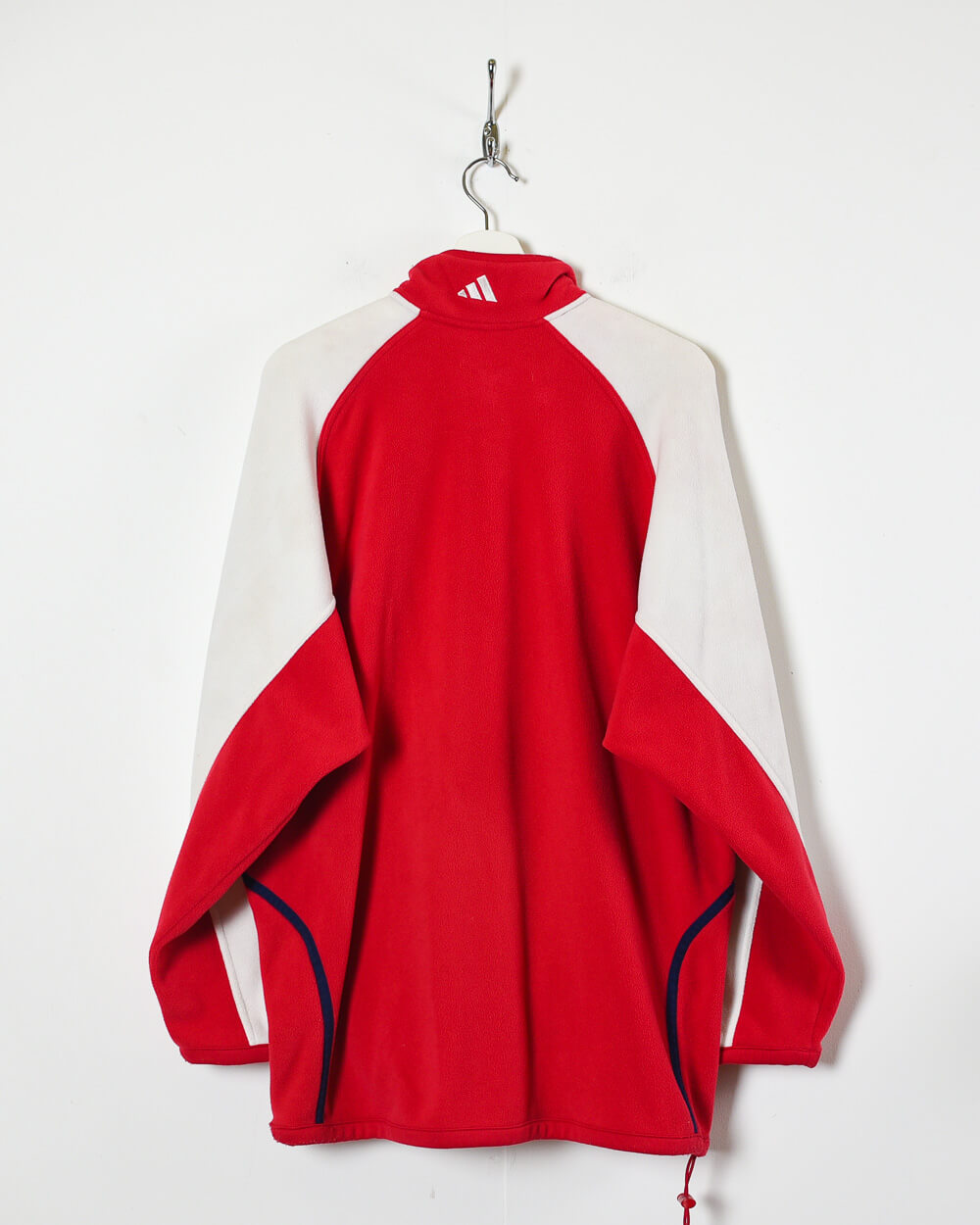 Red Adidas AJAX 90s 1/4 Zip Fleece - Medium