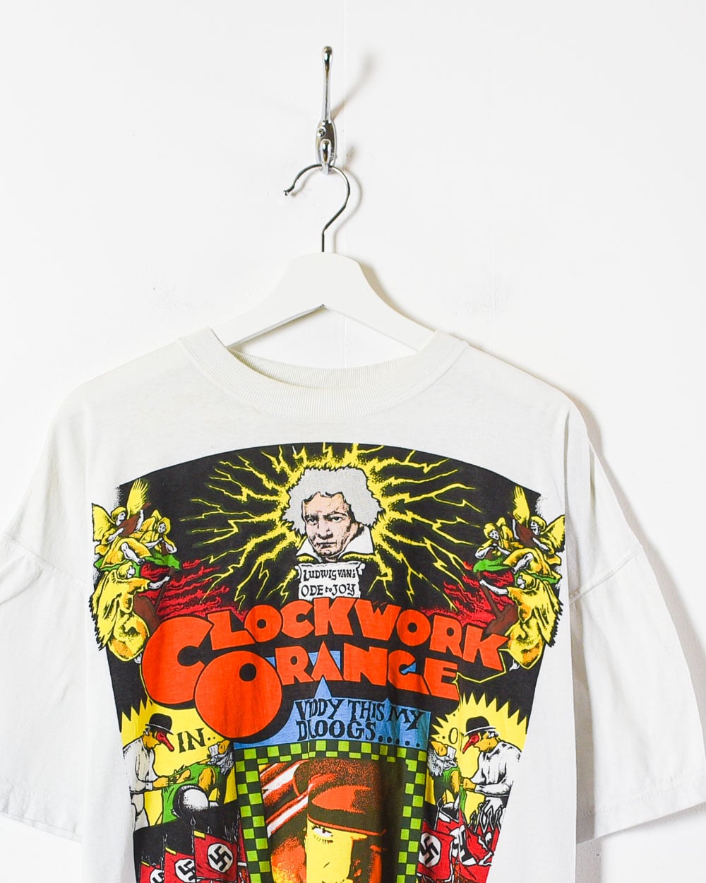 White Clockwork Orange Graphic T-Shirt - Medium