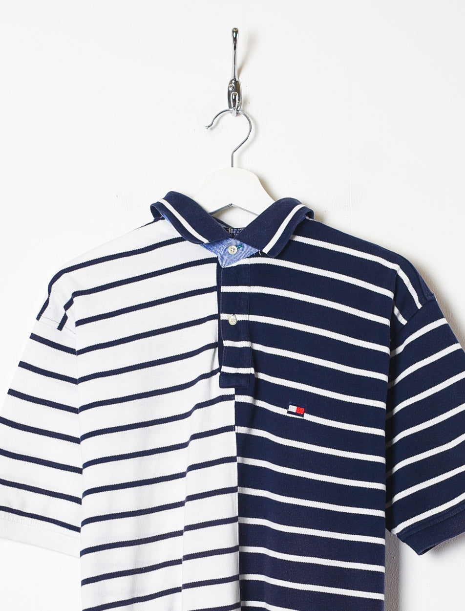 Navy Tommy Hilfiger Polo Shirt - Medium