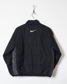 Black Nike Women's Reversible Padded Jacket - Medium 