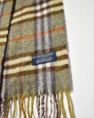 Khaki Burberry Lambswool Scarf