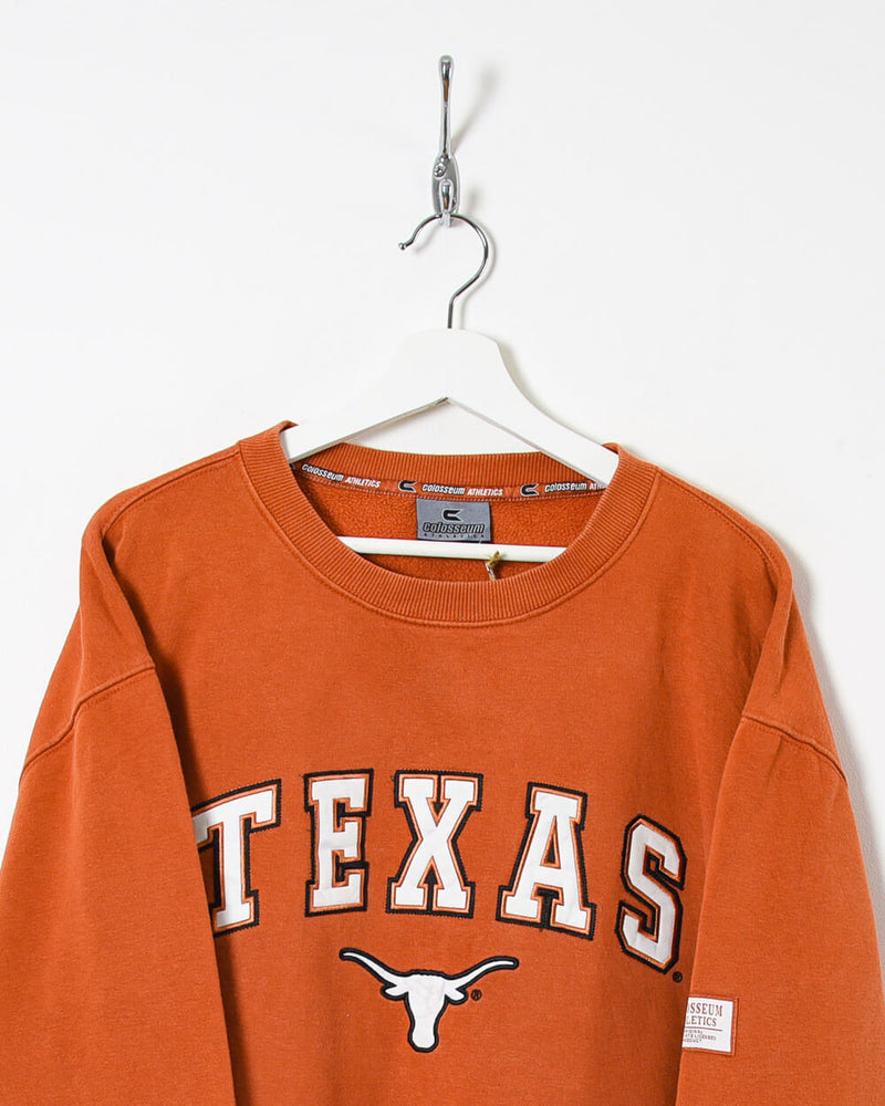 Vintage 00s Cotton Orange Colosseum Texas Longhorns Sweatshirt - X